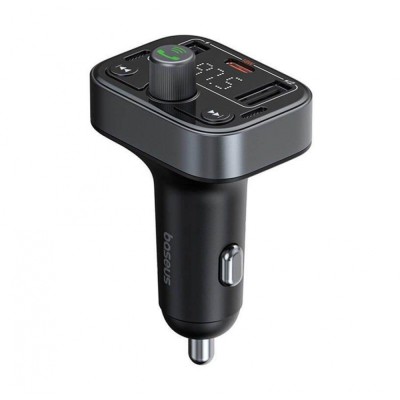Автомобільне ЗУ Baseus FM Launcher S-09 Pro (C10762200113-00) Black
