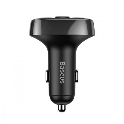 Автомобільне ЗУ Baseus FM Launcher S-09 Standart Edition 2.4A 2USB CCMT000001 Black Автомобільне ЗУ Baseus FM Launcher S-09 Standart Edition 2.4A 2USB CCMT000001 Black