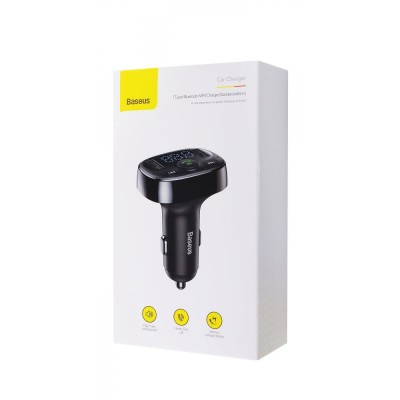 Автомобільне ЗУ Baseus FM Launcher S-09 Standart Edition 2.4A 2USB CCMT000001 Black Автомобільне ЗУ Baseus FM Launcher S-09 Standart Edition 2.4A 2USB CCMT000001 Black