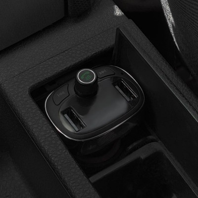 Автомобільне ЗУ Baseus FM Launcher S-09 Standart Edition 2.4A 2USB CCMT000001 Black Автомобільне ЗУ Baseus FM Launcher S-09 Standart Edition 2.4A 2USB CCMT000001 Black