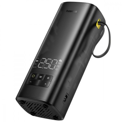Автомобільний насос Baseus SuperMini Mega Series (C11123202111-00) Black