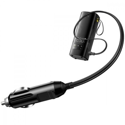 Автомобільний насос Baseus SuperMini Mega Series (C11123202111-00) Black