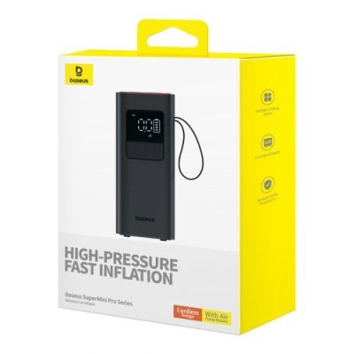 Автомобільний Насос Baseus SuperMini Pro (black) (C11159300111-00)