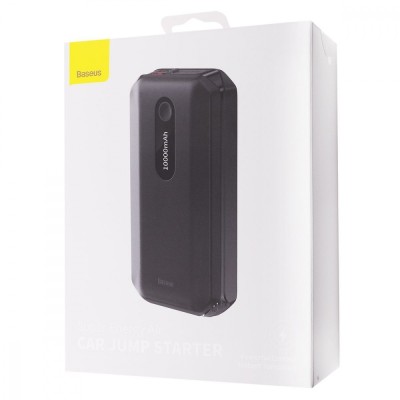 Автомобільний пускозарядний пристрій Baseus Super Energy Air Car Jump Starter 10000 mAh (CGNL020101) Black Автомобільний пускозарядний пристрій Baseus Super Energy Air Car Jump Starter 10000 mAh (CGNL020101) Black