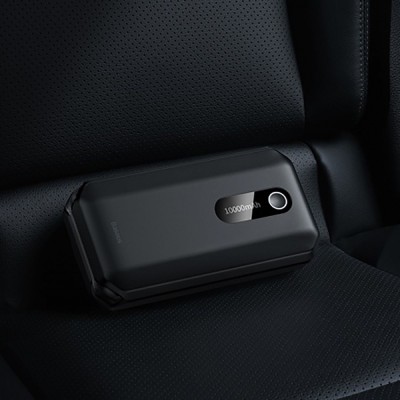 Автомобільний пускозарядний пристрій Baseus Super Energy Air Car Jump Starter 10000 mAh (CGNL020101) Black Автомобільний пускозарядний пристрій Baseus Super Energy Air Car Jump Starter 10000 mAh (CGNL020101) Black