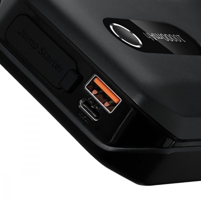 Автомобільний пускозарядний пристрій Baseus Super Energy Air Car Jump Starter 10000 mAh (CGNL020101) Black Автомобільний пускозарядний пристрій Baseus Super Energy Air Car Jump Starter 10000 mAh (CGNL020101) Black