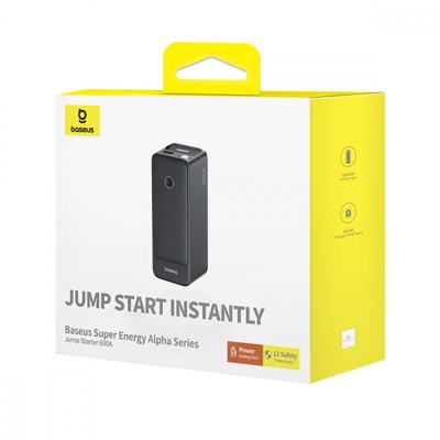Автомобільний пускозарядний пристрій Baseus Super Energy Alpha Series Jump Starter 600A (C00259200121-00) Black