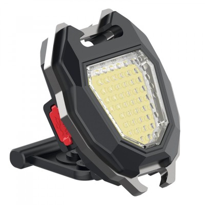 Акумуляторний LED ліхтарик W5144 з Type-C (7 режимів, прикурювач, шнур, магніт)