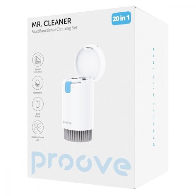 Багатофункціональний набір для чищення Proove Mr. Cleaner 20in1 (MCS00002002) White
