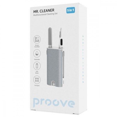 Багатофункціональний набір для чищення Proove Mr. Cleaner 5in1 (MCS00000502) White