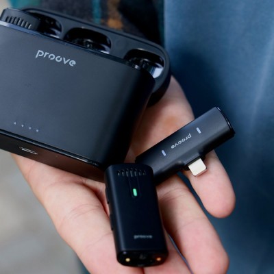 Бездротовий петличний мікрофон Proove Demo Lightning (PMDM00010102) Black
