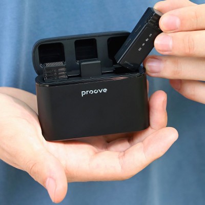 Бездротовий петличний мікрофон Proove Record Lightning (PMRC00010102) Black