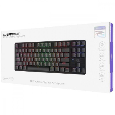 Ігрова механічна клавіатура Proove Gaming Everfrost (Ukraine Layout) (CKEV00000401) Black