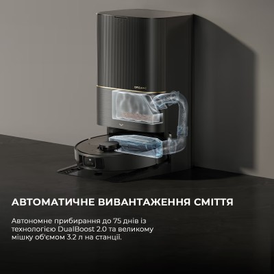 Робот-пилосос Dreame Bot X40 Ultra Complete (RLX63CE-2-Bl) Black