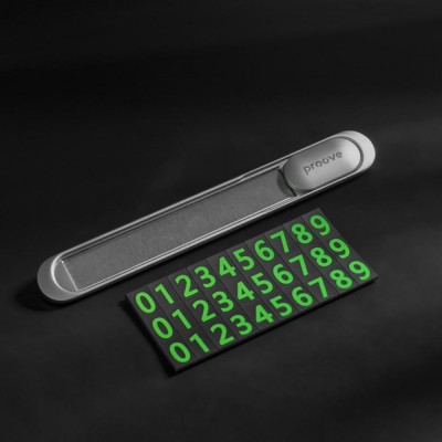 Паркувальна Карта Proove Parking Number Plate Metal Lock dark gray