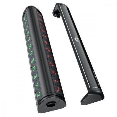 Паркувальна Карта Proove Twins Parking Number Plate black