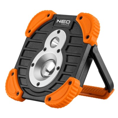 Прожектор акумуляторний Neo Tools, 2600мА•год, 750+250лм, 10+3Вт, 3 функції освітлення, IP44 (99-040) Прожектор акумуляторний Neo Tools, 2600мА•год, 750+250лм, 10+3Вт, 3 функції освітлення, IP44 (99-040)