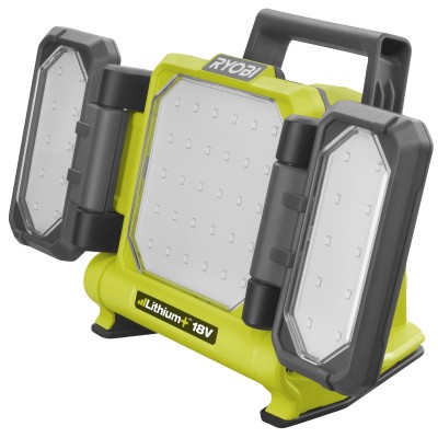 Прожектор акумуляторний панельний Ryobi ONE+ RLP18-0 18В 3 LED панелі 3000лм 3 режими яскравості без АКБ та ЗП (5133005398) Прожектор акумуляторний панельний Ryobi ONE+ RLP18-0 18В 3 LED панелі 3000лм 3 режими яскравості без АКБ та ЗП (5133005398)