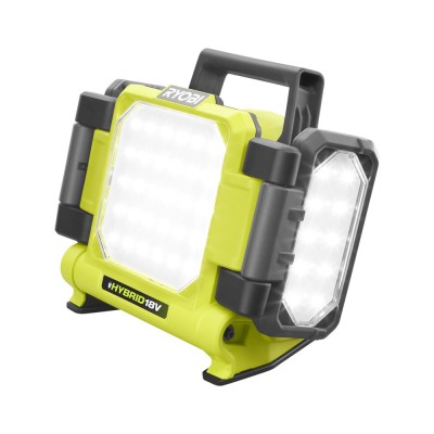 Прожектор гібридний панельний Ryobi ONE+ RLPH18-0 18В/220В Hybrid 3 LED панелі 3000лм 3 режими яскравості без АКБ та ЗП (5133005 Прожектор гібридний панельний Ryobi ONE+ RLPH18-0 18В/220В Hybrid 3 LED панелі 3000лм 3 режими яскравості без АКБ та ЗП (5133005