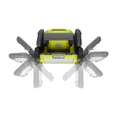 Прожектор гібридний панельний Ryobi ONE+ RLPH18-0 18В/220В Hybrid 3 LED панелі 3000лм 3 режими яскравості без АКБ та ЗП (5133005 Прожектор гібридний панельний Ryobi ONE+ RLPH18-0 18В/220В Hybrid 3 LED панелі 3000лм 3 режими яскравості без АКБ та ЗП (5133005
