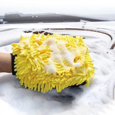 Рукавичка з мікрофібри yellow