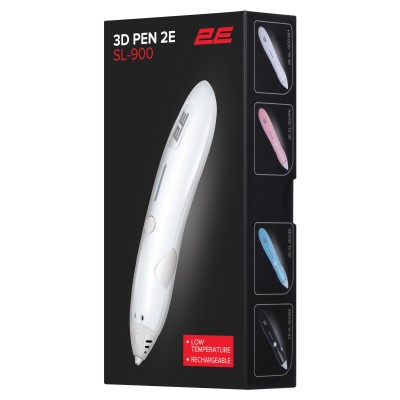 Ручка 3D 2E SL_900, PCL, Aкб 500mAh, білий Ручка 3D 2E SL_900, PCL, Aкб 500mAh, білий