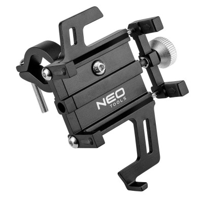 Тримач смартфона Neo Tools для велосипеда, алюмінієвий, діапазон 5.5-9.5см Тримач смартфона Neo Tools для велосипеда, алюмінієвий, діапазон 5.5-9.5см
