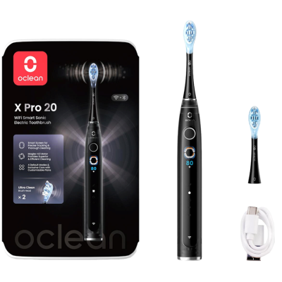 Щітка зубна Oclean X Pro 20 Electric Toothbrush Black Щітка зубна Oclean X Pro 20 Electric Toothbrush Black