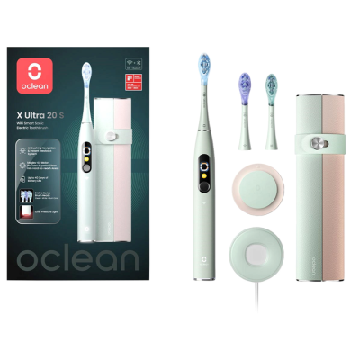 Щітка зубна Oclean X Ultra 20 Set Electric Toothbrush Green Щітка зубна Oclean X Ultra 20 Set Electric Toothbrush Green