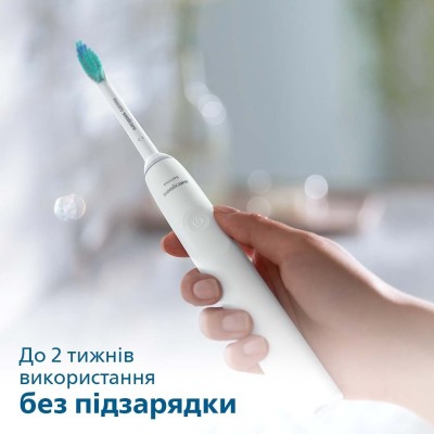 Щітка зубна електр. Philips, Sonicare 2100 Series, 31т. колив/хв, насадок-1, білий (HX3651/13) Щітка зубна електр. Philips, Sonicare 2100 Series, 31т. колив/хв, насадок-1, білий (HX3651/13)