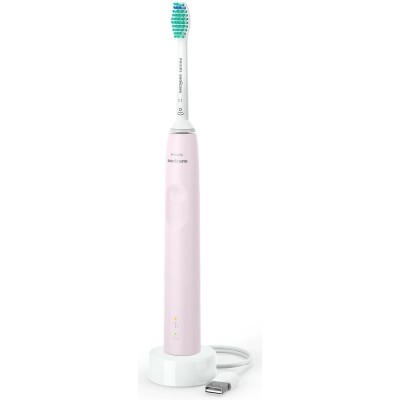 Щітка зубна електр. Philips, Sonicare 3100 series, 31т. колив/хв, насадок-1, рожевий (HX3671/11) Щітка зубна електр. Philips, Sonicare 3100 series, 31т. колив/хв, насадок-1, рожевий (HX3671/11)