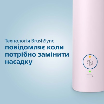 Щітка зубна електр. Philips, Sonicare 3100 series, 31т. колив/хв, насадок-1, рожевий (HX3671/11) Щітка зубна електр. Philips, Sonicare 3100 series, 31т. колив/хв, насадок-1, рожевий (HX3671/11)