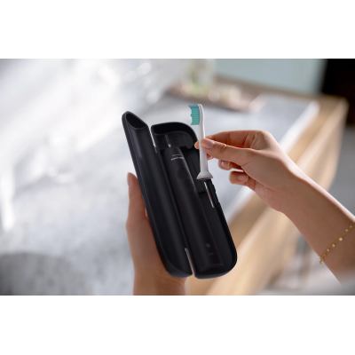 Щітка зубна електр. Philips, Sonicare 3100 series, 31т. колив/хв, насадок-1, чорний (HX3671/14) Щітка зубна електр. Philips, Sonicare 3100 series, 31т. колив/хв, насадок-1, чорний (HX3671/14)