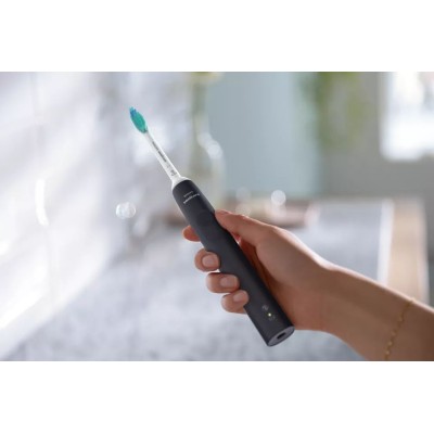 Щітка зубна електр. Philips, Sonicare 3100 series, набір , 31т. колив/хв, насадок-1, 2 шт в наборі, рожевий, чорний (HX3675/15) Щітка зубна електр. Philips, Sonicare 3100 series, набір , 31т. колив/хв, насадок-1, 2 шт в наборі, рожевий, чорний (HX3675/15)