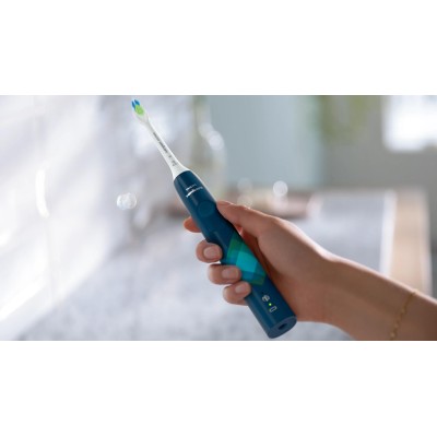 Щітка зубна електр. Philips, Sonicare 4100 Series, 31т. колив/хв, насадок-1, синій (HX3689/42)