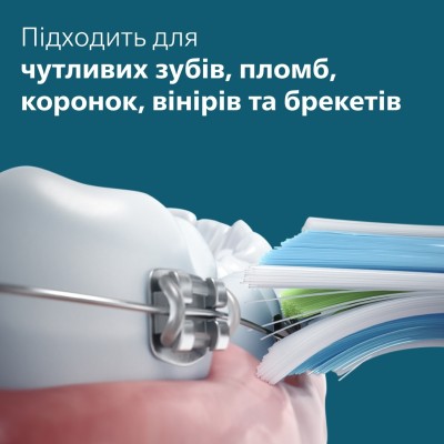 Щітка зубна електр. Philips, Sonicare 5300 Series, 62т. колив/хв, насадок-1, блакитний (HX7106/01)