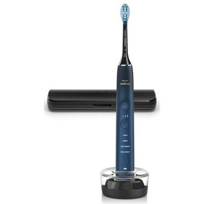 Щітка зубна електр. Philips, Sonicare DiamondClean 9000 Series, 62т. колив/хв, насадок-1, футляр, Bluetooth, чорний (HX9911/88) Щітка зубна електр. Philips, Sonicare DiamondClean 9000 Series, 62т. колив/хв, насадок-1, футляр, Bluetooth, чорний (HX9911/88)