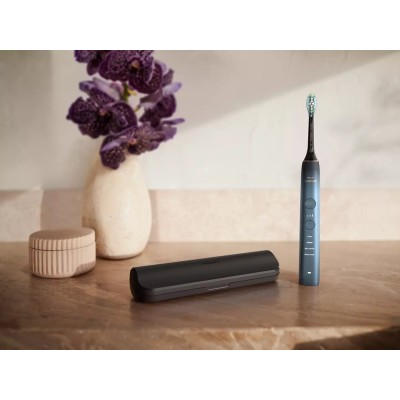 Щітка зубна електр. Philips, Sonicare DiamondClean 9000 Series, 62т. колив/хв, насадок-1, футляр, Bluetooth, чорний (HX9911/88) Щітка зубна електр. Philips, Sonicare DiamondClean 9000 Series, 62т. колив/хв, насадок-1, футляр, Bluetooth, чорний (HX9911/88)