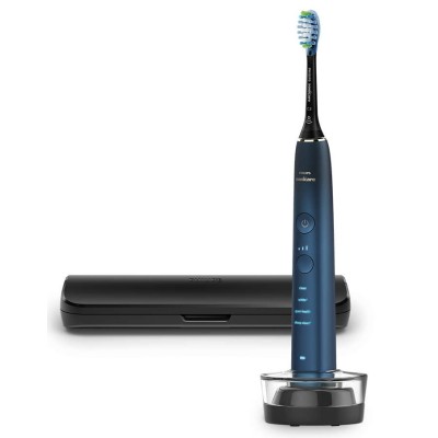 Щітка зубна електр. Philips, Sonicare DiamondClean 9000 Series, 62т. колив/хв, насадок-1, футляр, Bluetooth, чорний (HX9911/88) Щітка зубна електр. Philips, Sonicare DiamondClean 9000 Series, 62т. колив/хв, насадок-1, футляр, Bluetooth, чорний (HX9911/88)