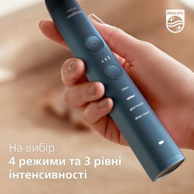 Щітка зубна електр. Philips, Sonicare DiamondClean 9000 Series, 62т. колив/хв, насадок-1, футляр, Bluetooth, чорний (HX9911/88) Щітка зубна електр. Philips, Sonicare DiamondClean 9000 Series, 62т. колив/хв, насадок-1, футляр, Bluetooth, чорний (HX9911/88)