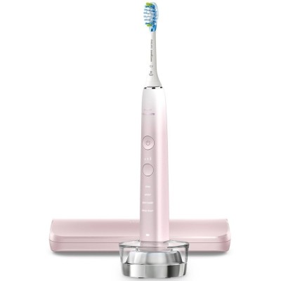 Щітка зубна електр. Philips, Sonicare DiamondClean Prestige 9900, 62т. колив/хв, насадок-1, SenseIQ, зарядний чохол, рожевий (HX Щітка зубна електр. Philips, Sonicare DiamondClean Prestige 9900, 62т. колив/хв, насадок-1, SenseIQ, зарядний чохол, рожевий (HX