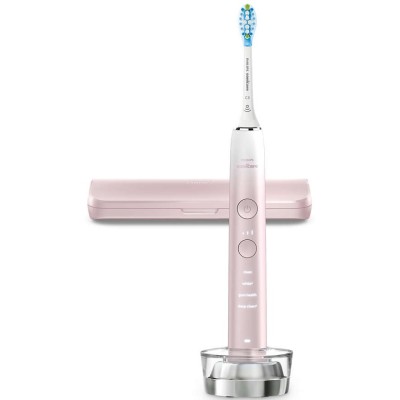 Щітка зубна електр. Philips, Sonicare DiamondClean Prestige 9900, 62т. колив/хв, насадок-1, SenseIQ, зарядний чохол, рожевий (HX Щітка зубна електр. Philips, Sonicare DiamondClean Prestige 9900, 62т. колив/хв, насадок-1, SenseIQ, зарядний чохол, рожевий (HX