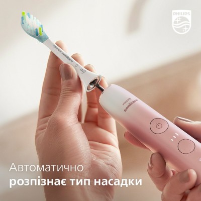 Щітка зубна електр. Philips, Sonicare DiamondClean Prestige 9900, 62т. колив/хв, насадок-1, SenseIQ, зарядний чохол, рожевий (HX Щітка зубна електр. Philips, Sonicare DiamondClean Prestige 9900, 62т. колив/хв, насадок-1, SenseIQ, зарядний чохол, рожевий (HX