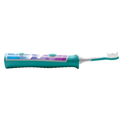 Щітка зубна електр. Philips, Sonicare For Kids, для дітей, 62т. колив/хв, насадок-2, Bluetooth, голубий (HX6322/04)