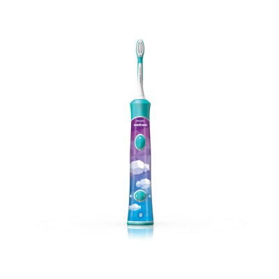 Щітка зубна електр. Philips, Sonicare For Kids, для дітей, 62т. колив/хв, насадок-2, Bluetooth, голубий (HX6322/04)