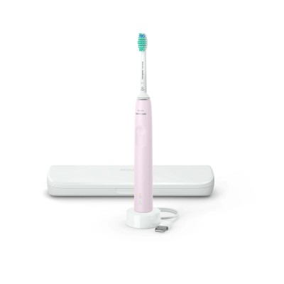 Щітка зубна електр. Philips, Sonicare Gemini 3100, 31т. колив/хв, насадок-1, футляр, рожевий (HX3673/11) Щітка зубна електр. Philips, Sonicare Gemini 3100, 31т. колив/хв, насадок-1, футляр, рожевий (HX3673/11)