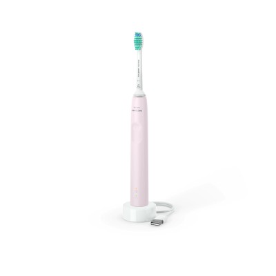 Щітка зубна електр. Philips, Sonicare Gemini 3100, 31т. колив/хв, насадок-1, футляр, рожевий (HX3673/11) Щітка зубна електр. Philips, Sonicare Gemini 3100, 31т. колив/хв, насадок-1, футляр, рожевий (HX3673/11)