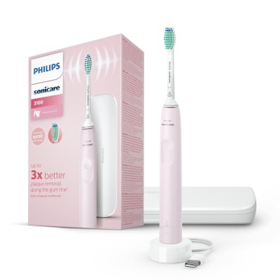 Щітка зубна електр. Philips, Sonicare Gemini 3100, 31т. колив/хв, насадок-1, футляр, рожевий (HX3673/11) Щітка зубна електр. Philips, Sonicare Gemini 3100, 31т. колив/хв, насадок-1, футляр, рожевий (HX3673/11)