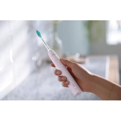 Щітка зубна електр. Philips, Sonicare Gemini 3100, 31т. колив/хв, насадок-1, футляр, рожевий (HX3673/11) Щітка зубна електр. Philips, Sonicare Gemini 3100, 31т. колив/хв, насадок-1, футляр, рожевий (HX3673/11)
