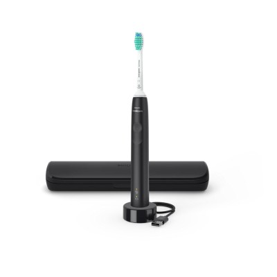 Щітка зубна електр. Philips, Sonicare Gemini 3100, 31т. колив/хв, насадок-1, футляр, чорний (HX3673/14) Щітка зубна електр. Philips, Sonicare Gemini 3100, 31т. колив/хв, насадок-1, футляр, чорний (HX3673/14)